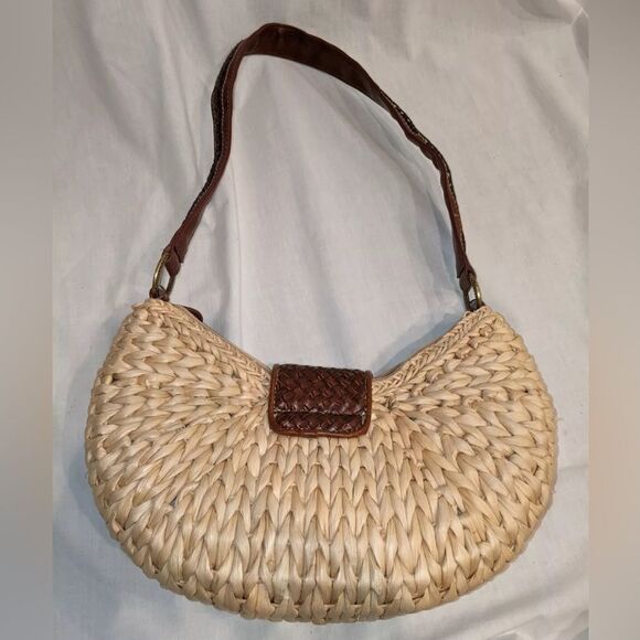 Coldwater Creek Woven Shoulder Bag - Picture 1 of 10